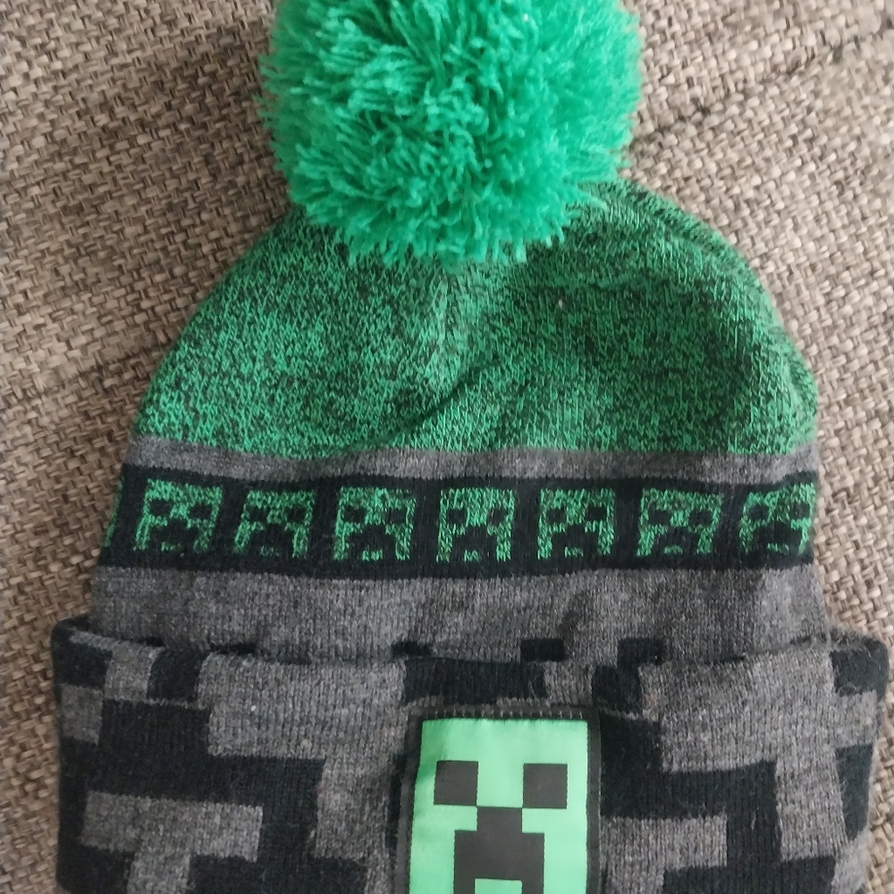 Youth Boy's Minecraft Hat